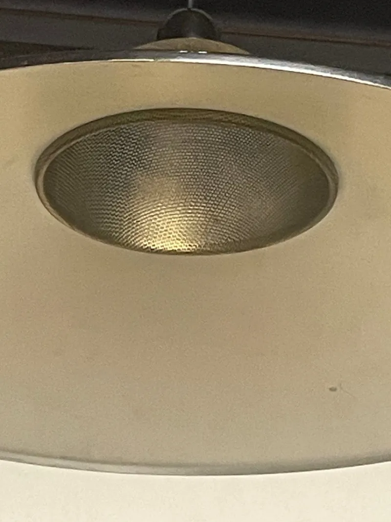 Pamono Pendant in Brass and Enameled Metal, 1970s> Ceiling Lights
