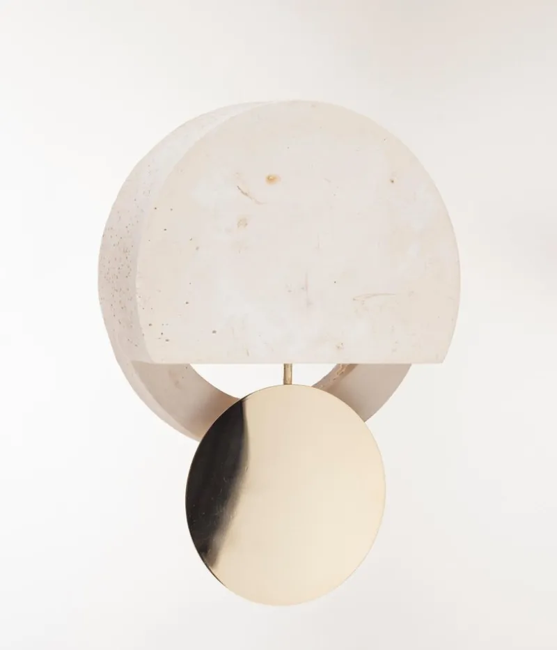 Online Pamono Pendulum White Clock by Turbina