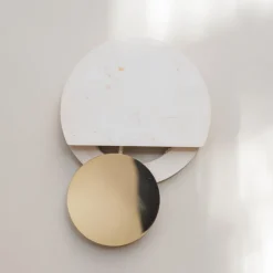 Online Pamono Pendulum White Clock by Turbina
