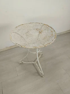 Outlet Pamono Perforated Metal Garden Table, 1920s