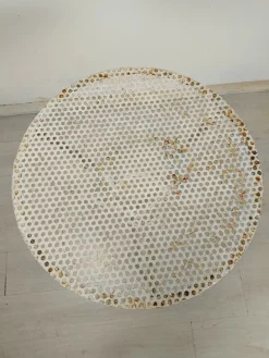 Outlet Pamono Perforated Metal Garden Table, 1920s