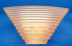 Hot Pamono Pergamo Wall Lamp in Pink Satin Glass by Angelo Mangiarotti for Artemide, Italy, 1950s