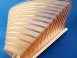 Hot Pamono Pergamo Wall Lamp in Pink Satin Glass by Angelo Mangiarotti for Artemide, Italy, 1950s