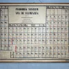 Pamono Periodic Table of the Elements School Chart in Linen, 1970s> Wall Decor