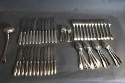 Pamono Perles Cutlery from Christofle, Set of 61