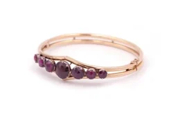 Pamono Perpignan Garnet Bangle Bracelet><noscript><img width=