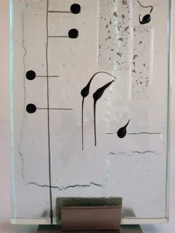 Pamono Perrin, Silent Score, 2001, Sculpted Glass><noscript><img width=