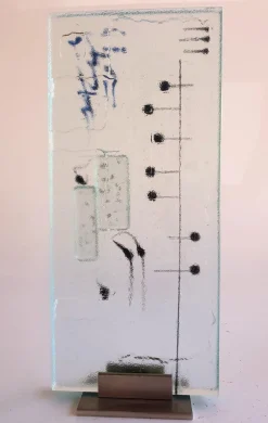 Pamono Perrin, Silent Score, 2001, Sculpted Glass><noscript><img width=