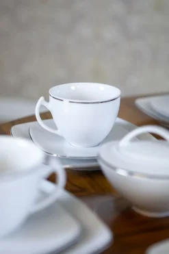 Pamono 12-Person Coffee Set from Ćmielów, Set of 39><noscript><img width=
