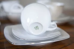 Pamono 12-Person Coffee Set from Ćmielów, Set of 39><noscript><img width=