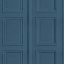 Hot Pamono Petrol Panelling Wallpaper