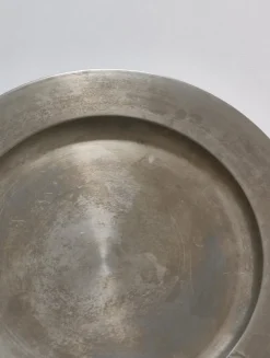 Pamono Pewter Charger Plates from Svenskt Tenn, Sweden, 1950s, Set of 6><noscript><img width=