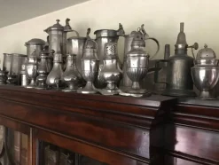 Hot Pamono Pewter Collection Off 47 Items for 1 Price 18th and 19th Century!, 1800, Set of 43