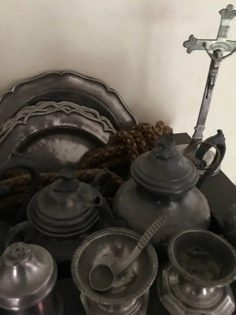 Hot Pamono Pewter Collection Off 47 Items for 1 Price 18th and 19th Century!, 1800, Set of 43
