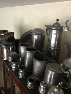 Hot Pamono Pewter Collection Off 47 Items for 1 Price 18th and 19th Century!, 1800, Set of 43