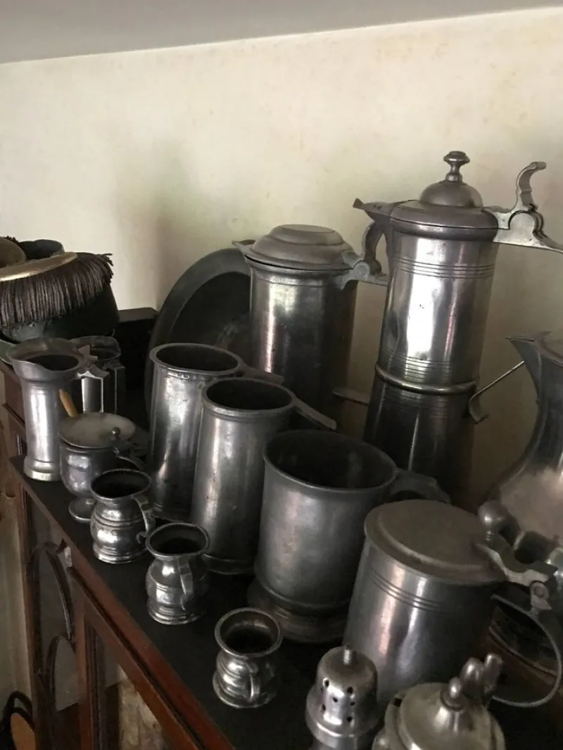 Hot Pamono Pewter Collection Off 47 Items for 1 Price 18th and 19th Century!, 1800, Set of 43