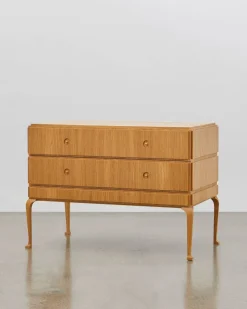 Pamono PH Grand Chest of Drawers, Wood Legs, Natural Oak Veneer, White Ash Wood Drawers> Storage