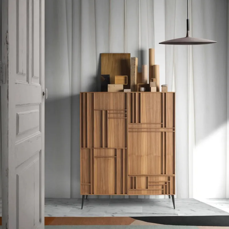 Outlet Pamono Phoenix Walnut Cabinet by Lola Glamour