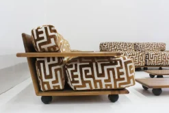 Pamono Pianura Sofa Set by Mario Bellini for Cassina, 1970s, Set of 10><noscript><img width=