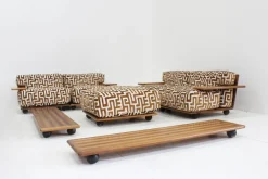 Pamono Pianura Sofa Set by Mario Bellini for Cassina, 1970s, Set of 10><noscript><img width=