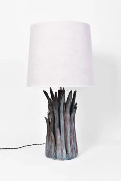 Clearance Pamono Pico Blue Ceramic Lamp by Barracuda Interiors