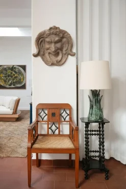 Discount Pamono Pico Green Ceramic Lamp by Barracuda Interiors
