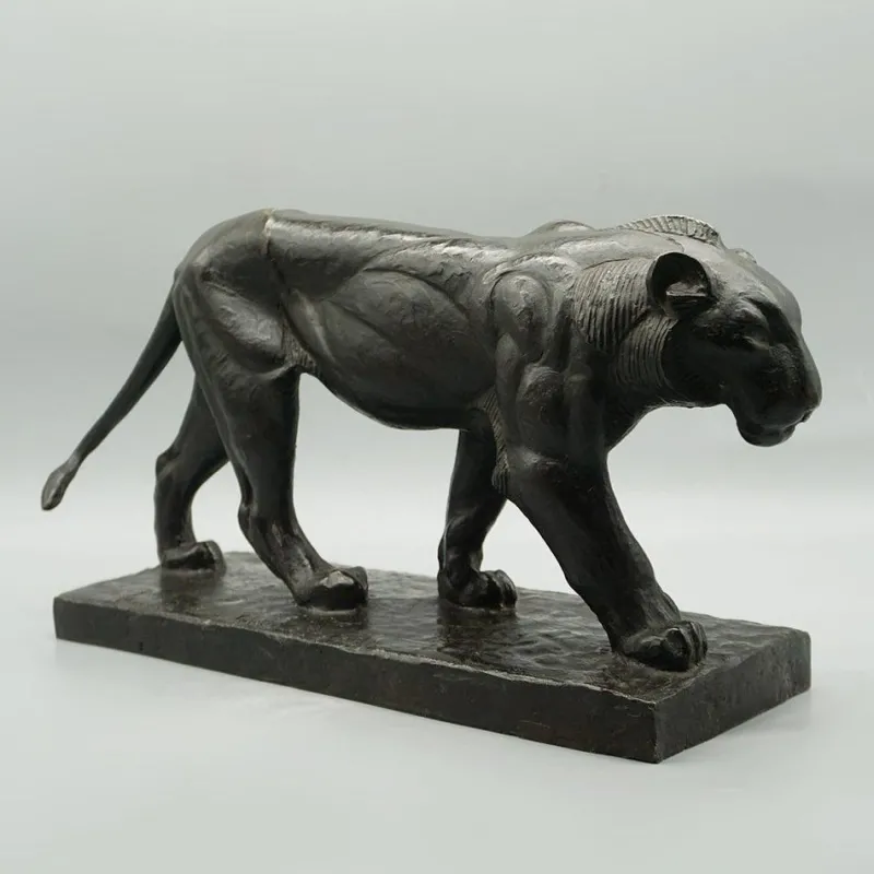 Online Pamono Piero Palozzolo, Striding Panther, 1920s-1940s, Bronze