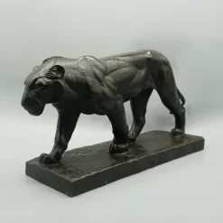 Online Pamono Piero Palozzolo, Striding Panther, 1920s-1940s, Bronze