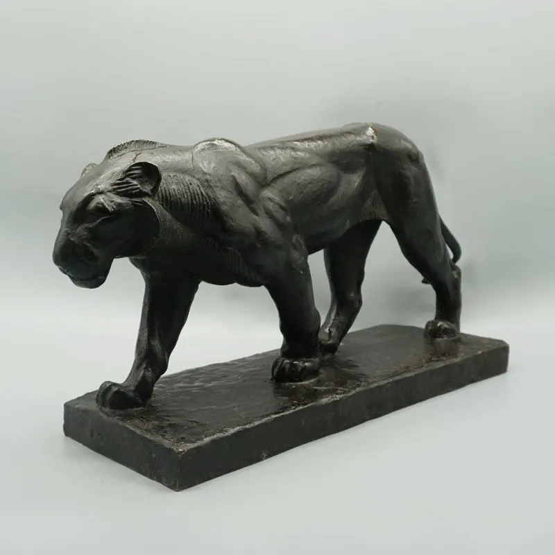 Online Pamono Piero Palozzolo, Striding Panther, 1920s-1940s, Bronze