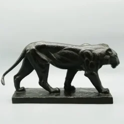 Online Pamono Piero Palozzolo, Striding Panther, 1920s-1940s, Bronze
