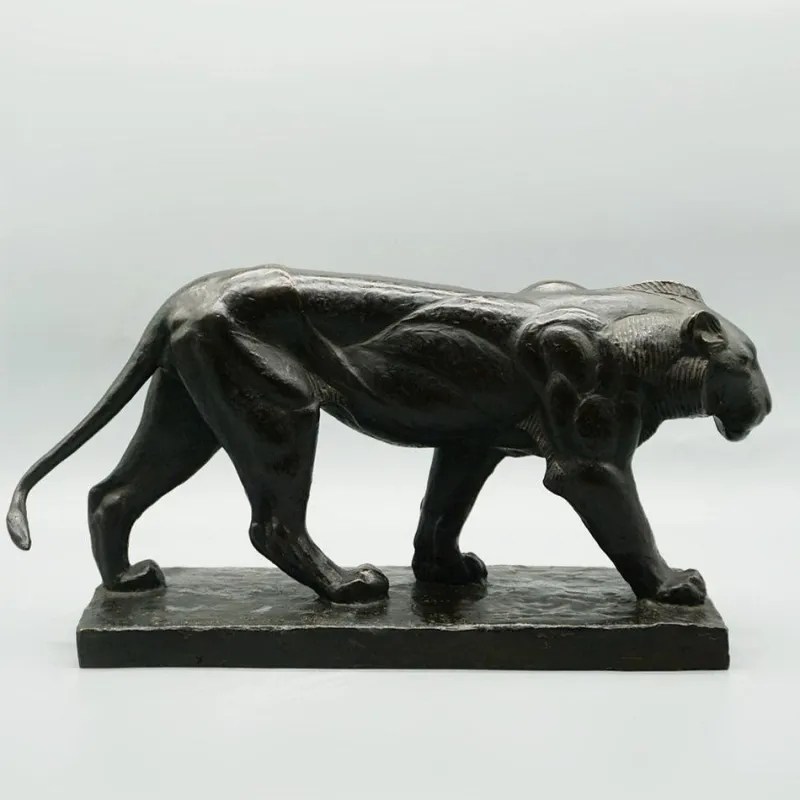 Online Pamono Piero Palozzolo, Striding Panther, 1920s-1940s, Bronze