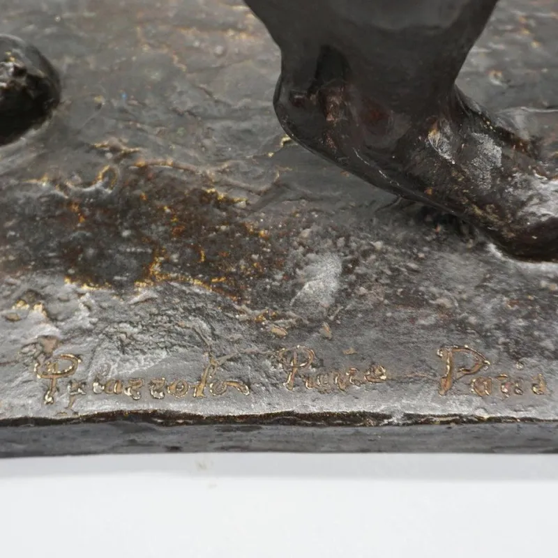 Online Pamono Piero Palozzolo, Striding Panther, 1920s-1940s, Bronze