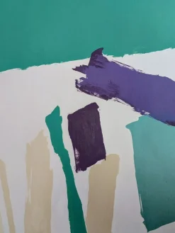 Pamono Pierre Pallut, Abstract Composition, Hand-Signed Lithograph, 1972><noscript><img width=