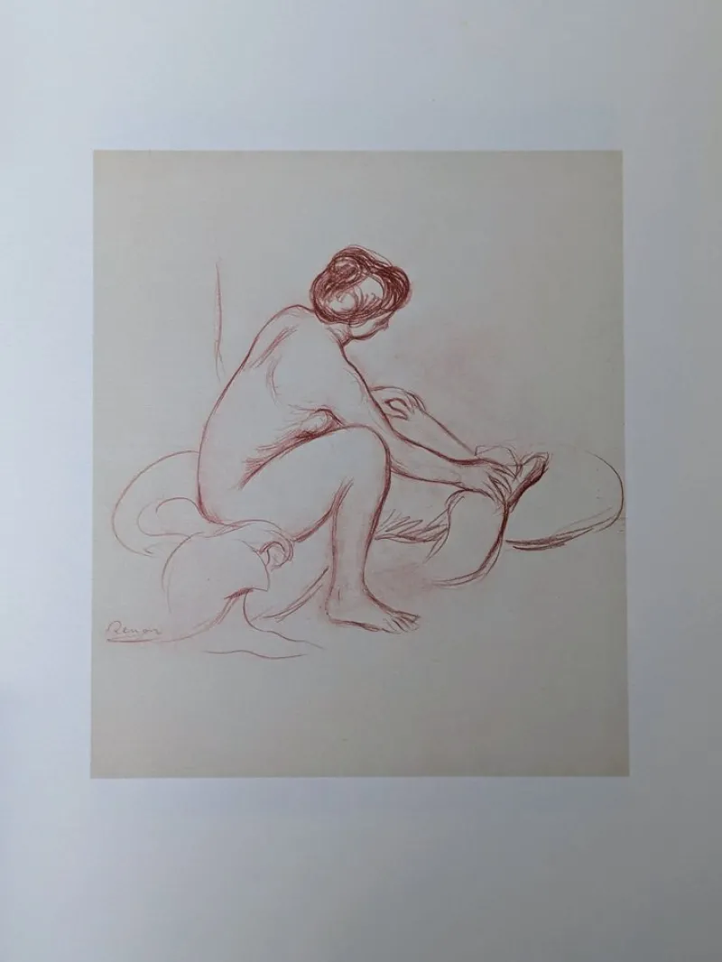 Sale Pamono Pierre-Auguste Renoir, Nude, Lithograph