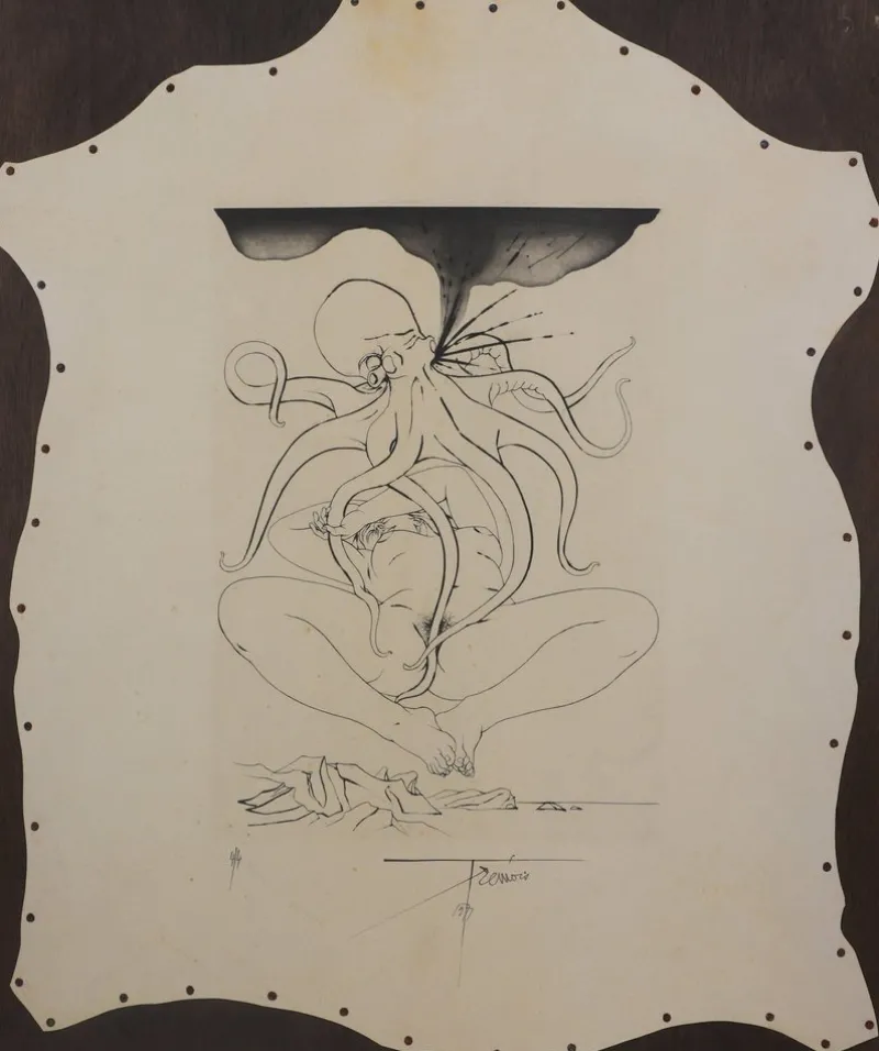Pamono Pierre-Yves Trémois, Maritime Ecstasy, Original Signed Engraving> Prints & Multiples