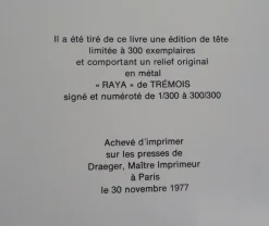 Pamono Pierre-Yves Trémois, Two Faces and Raya, Signed Bas Relief Sculpture><noscript><img width=