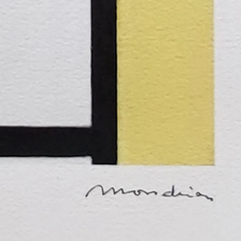 Online Pamono Piet Mondrian, Composition, Lithograph, 1970s