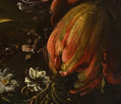 Sale Pamono Pieter Casteels III, Floral Still Life, 1700, Oil on Canvas, Framed