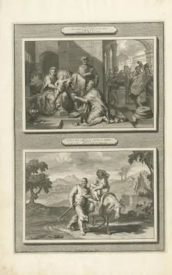 Pamono Pieter Mortier, Adoration of the Magi and Flight Into Egypt, 1700, Paper> Prints & Multiples