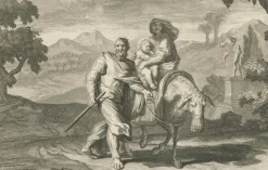 Pamono Pieter Mortier, Adoration of the Magi and Flight Into Egypt, 1700, Paper><noscript><img width=