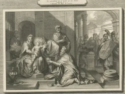 Pamono Pieter Mortier, Adoration of the Magi and Flight Into Egypt, 1700, Paper><noscript><img width=