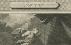 Sale Pamono Pieter Mortier, Birth of John the Baptist and Angel Appearing to Joseph, 1700, Paper