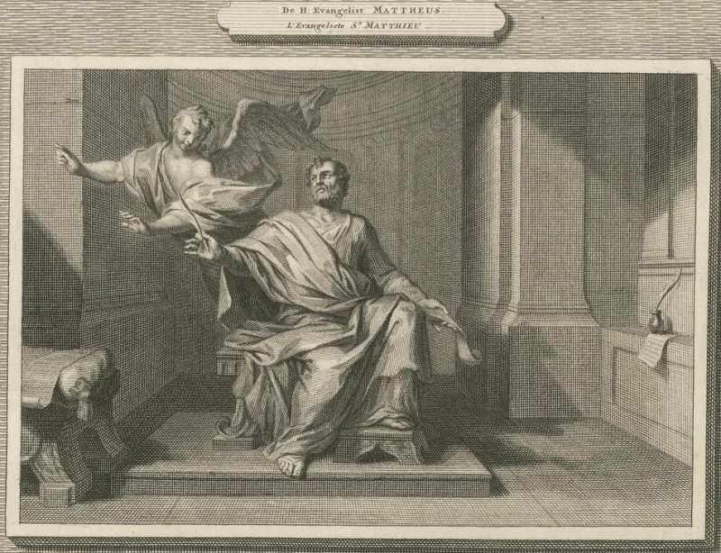 Pamono Pieter Mortier, Evangelists Matthew and Mark, 1700s, Paper> Prints & Multiples