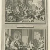 Sale Pamono Pieter Mortier, Massacre of the Innocents and Christ Among the Doctors, 1700, Paper