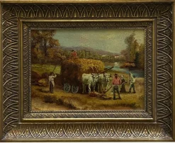 Sale Pamono Pietro Colonna, Italian School Rural Landscape, 21st Century, Oil on Canvas
