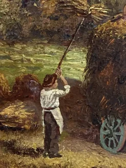 Sale Pamono Pietro Colonna, Italian School Rural Landscape, 21st Century, Oil on Canvas