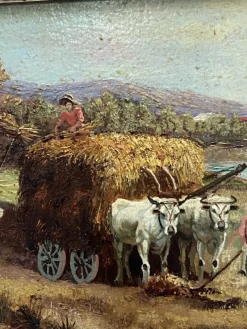Sale Pamono Pietro Colonna, Italian School Rural Landscape, 21st Century, Oil on Canvas