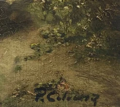 Pamono Pietro Colonna, Italian School Country Scene, 21st Century, Oil on Canvas><noscript><img width=