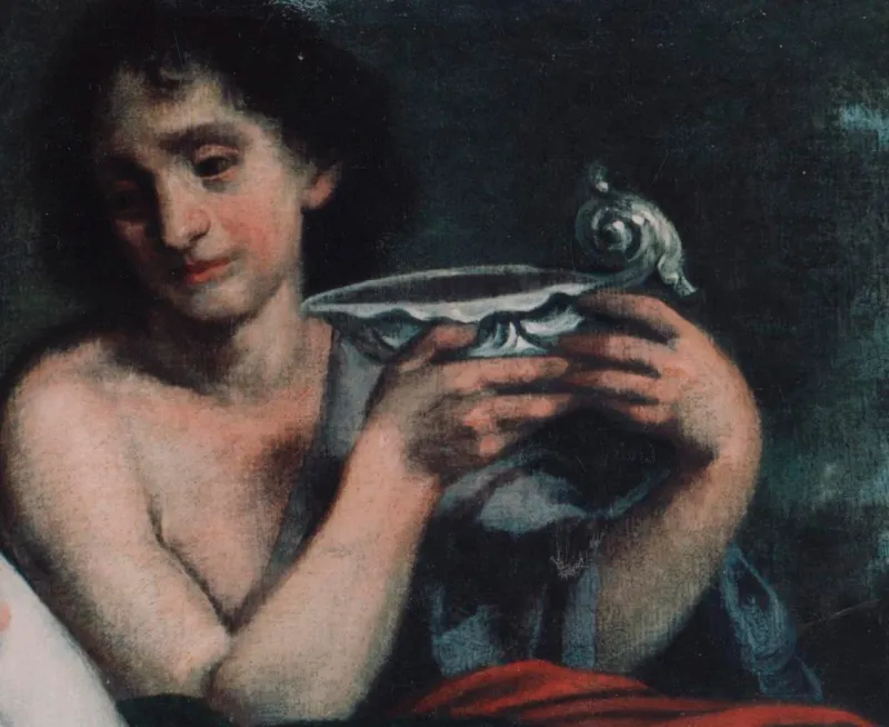 Pamono Pietro Della Vecchia, Bacchus and Ceres, Oil on Canvas, 17th Century, Framed> Old Masters