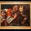 Hot Pamono Pietro Della Vecchia, The Alchemists, Oil on Canvas, 17th Century, Framed